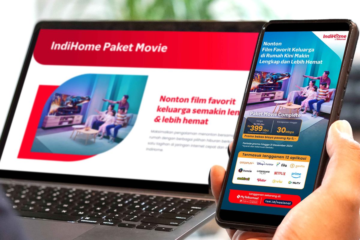 IndiHome Paket Movie | Internet Stabil & Akses Premium Streaming
